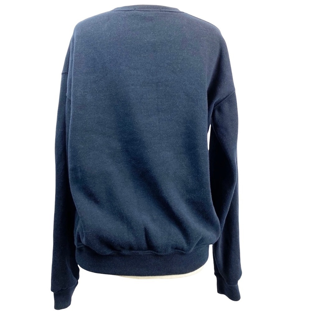 Brandy Melville Woman’s Navy Cotton Crew Los Angeles 1984 embroidery Sweatshirt - Picture 4 of 7